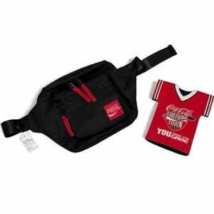 Discontinued Coca-Cola Official Store Waist Pack NWT-Logo Fanny Pack & Koosie